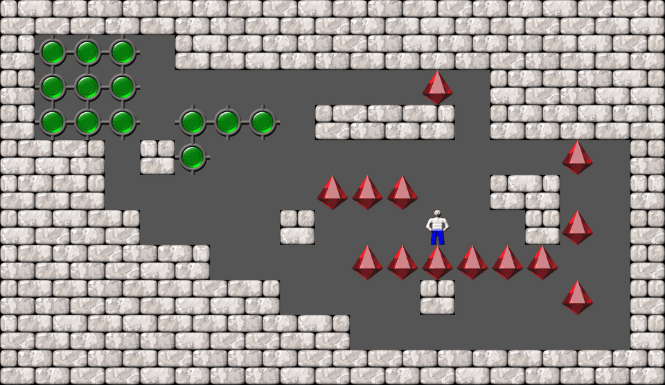 Sokoban More Bugs collections level 12